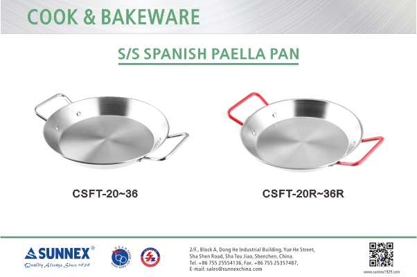 Panci paella spanyol stainless steel Sunnex