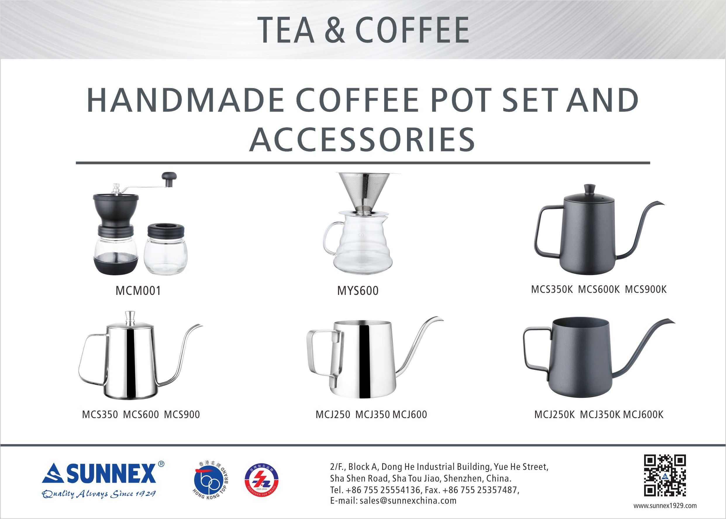 Set Teko Kopi Buatan Tangan Sunnex