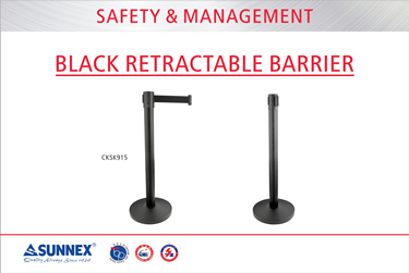 Menjaga pelanggan sejalan----SUNNEX Retractable Barrier