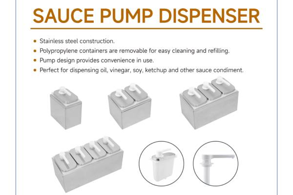 SUNNEX Item Baru - Dispenser Pompa Saus