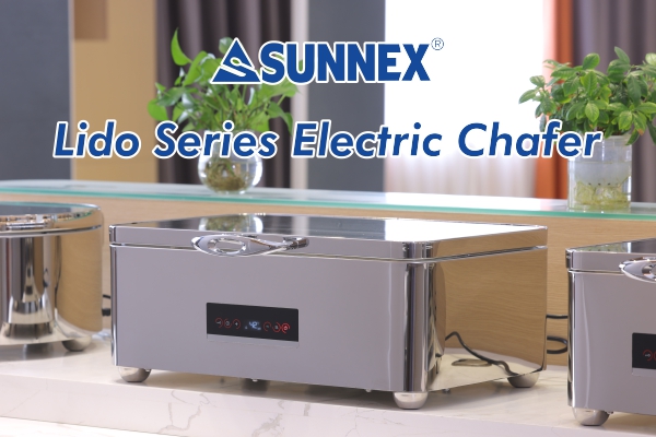 Sunnex semua promosi baru, lido seri chafing hidangan