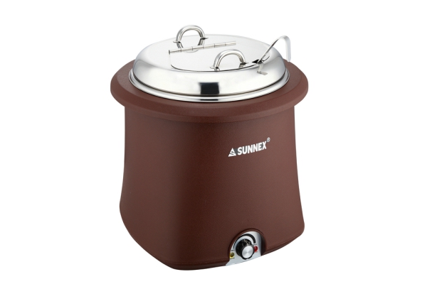 Penghangat Sup Elektrik SUNNEX GALENA 10L Dua Warna