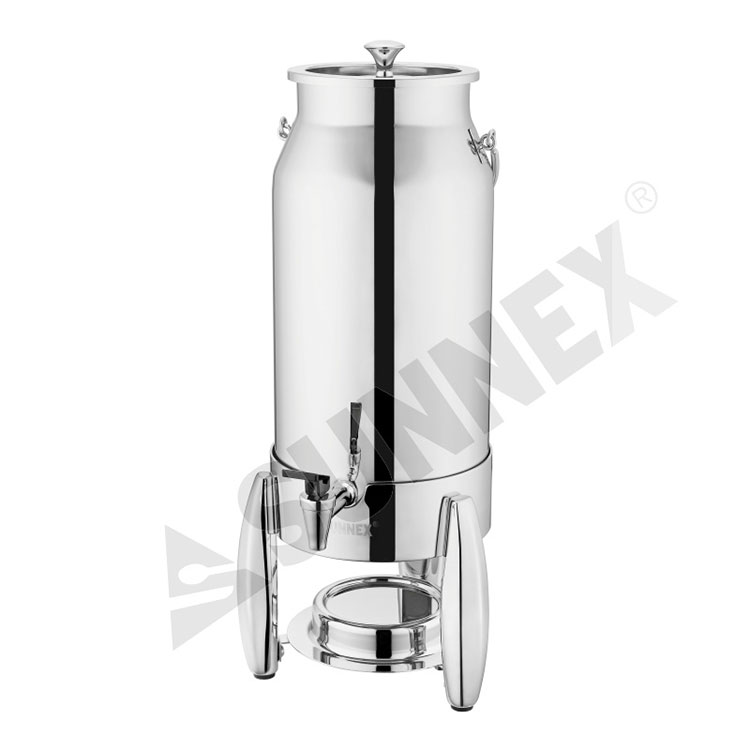 5Ltr Dispenser Susu Stainless Steel Dengan Tabung Es